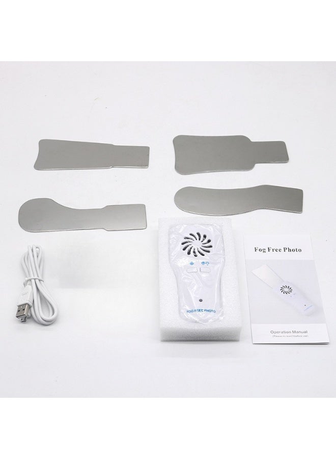 Dental Mouth Mirror Occlusal Reflector Mirror, 5 Pcs Fog-Free Intraoral Photography Mirror, 2 Sided Dental Plated Glass Intraoral Photo Reflector Mirrors Oral Inspection Kit for Clinic Dentist - Image 1